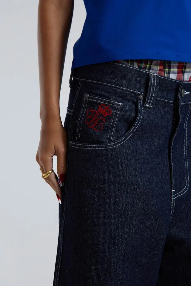 Jaded London Selvedge Collosus Jeans Women Baggy Jeans
