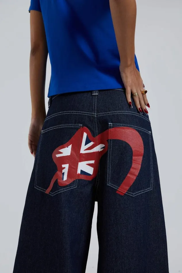 Jaded London Selvedge Collosus Jeans Women Baggy Jeans