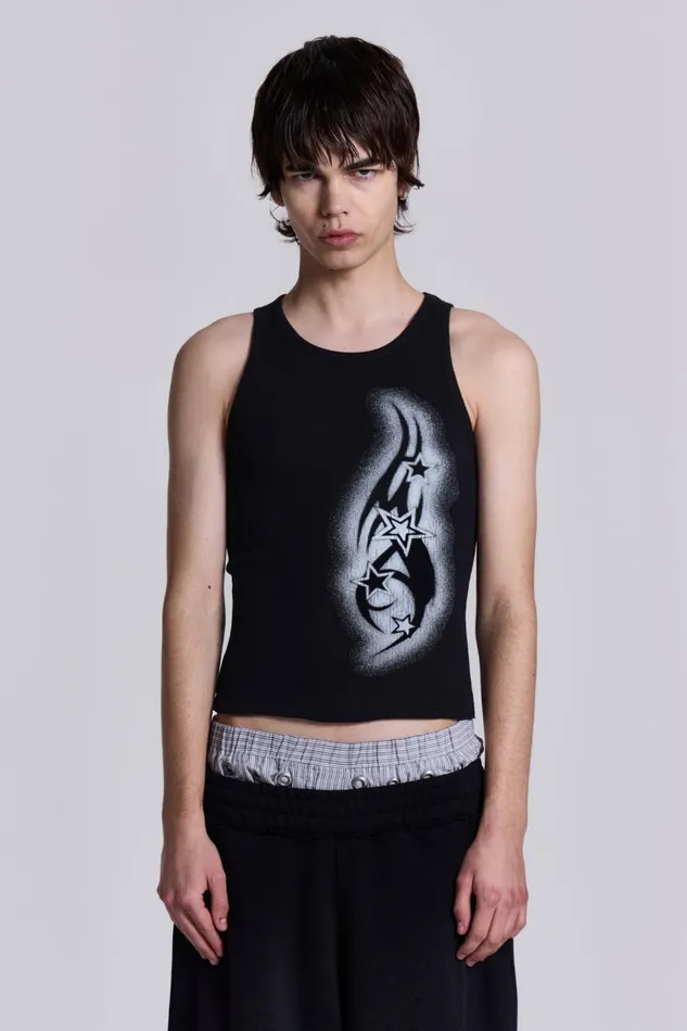 Jaded London Shooting Star Tank Men TShirts and Vests
