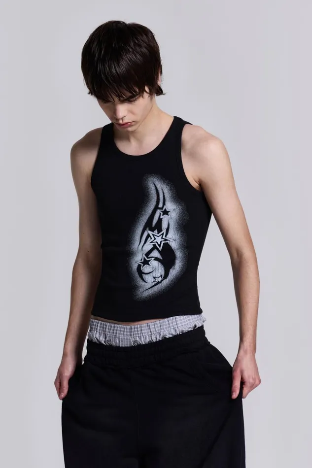 Jaded London Shooting Star Tank Men TShirts and Vests