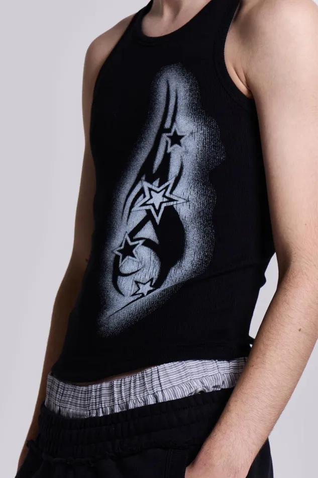Jaded London Shooting Star Tank Men TShirts and Vests