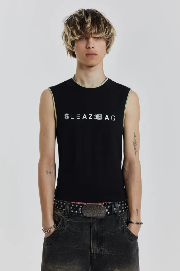 Jaded London Sleazebag Tank Top Men TShirts and Vests