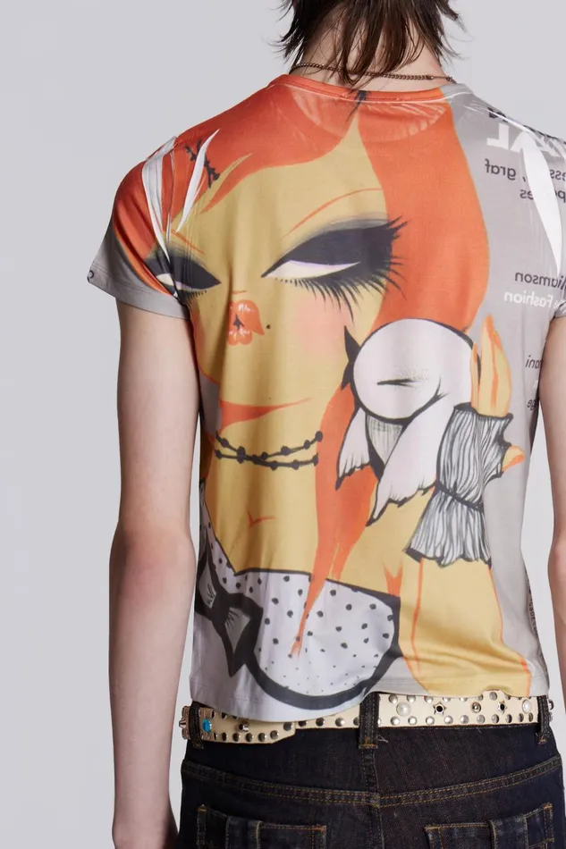 Jaded London Sleazenation Cartoon Print Tee Men TShirts and Vests