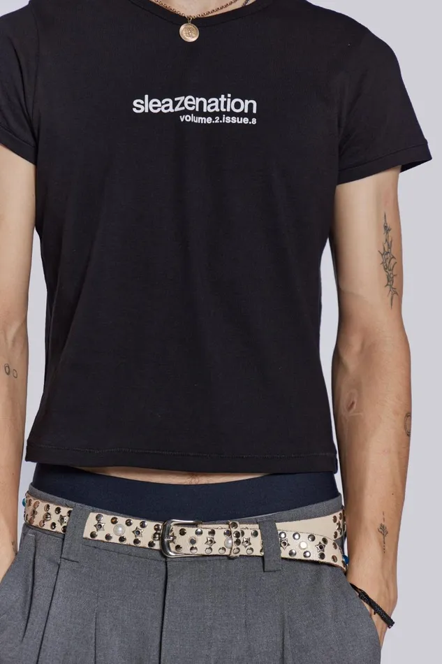 Jaded London Sleazenation How Old Are You Baby Tee Men TShirts and Vests