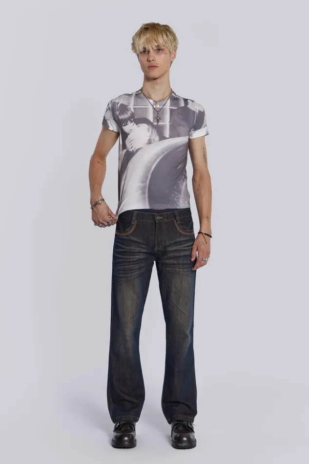 Jaded London Sleazenation Kissing Tee Men TShirts and Vests