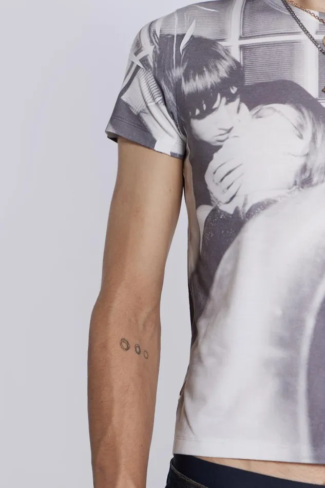 Jaded London Sleazenation Kissing Tee Men TShirts and Vests