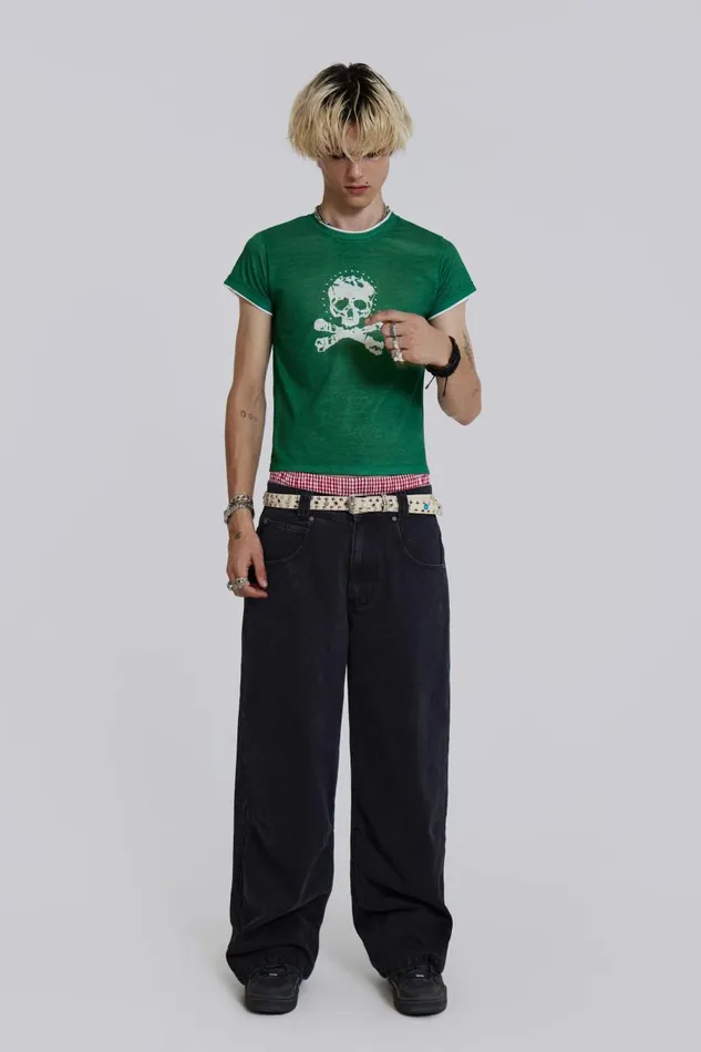 Jaded London Solid Black Colossus Jean Men Colossus Jeans