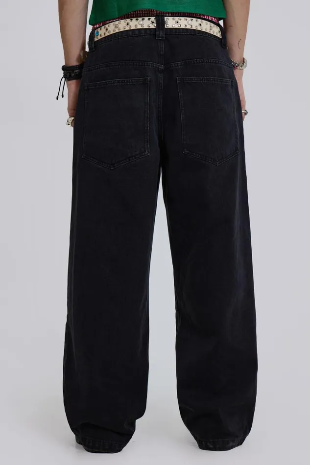 Jaded London Solid Black Colossus Jean Men Colossus Jeans