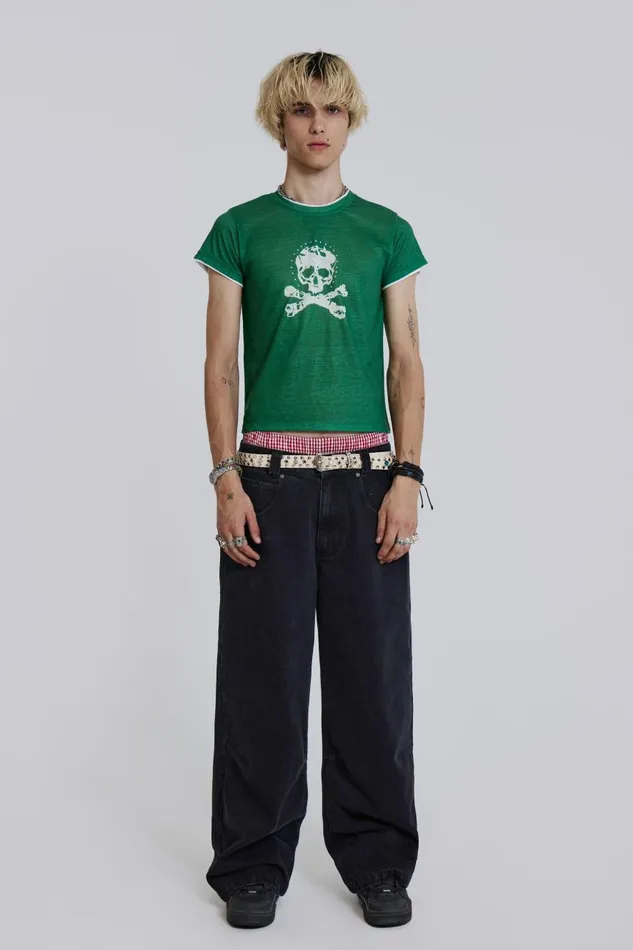 Jaded London Solid Black Colossus Jean Men Colossus Jeans