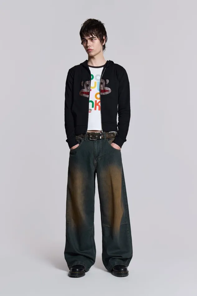 Jaded London Starry Eyed Julius Hoodie Men Hoodies and Sweatshirts