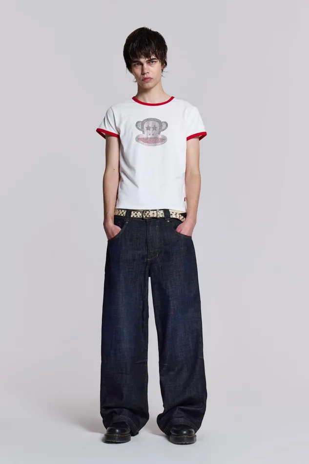 Jaded London Starry Eyed Julius Ringer Men TShirts and Vests