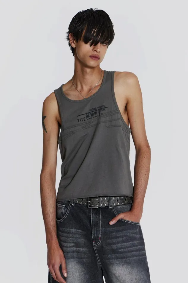 Jaded London Subtract Vest Men TShirts and Vests
