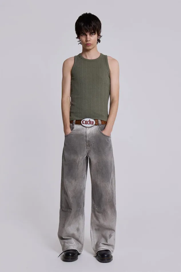 Jaded London Tar Wash Colossus Jeans Men Colossus Jeans