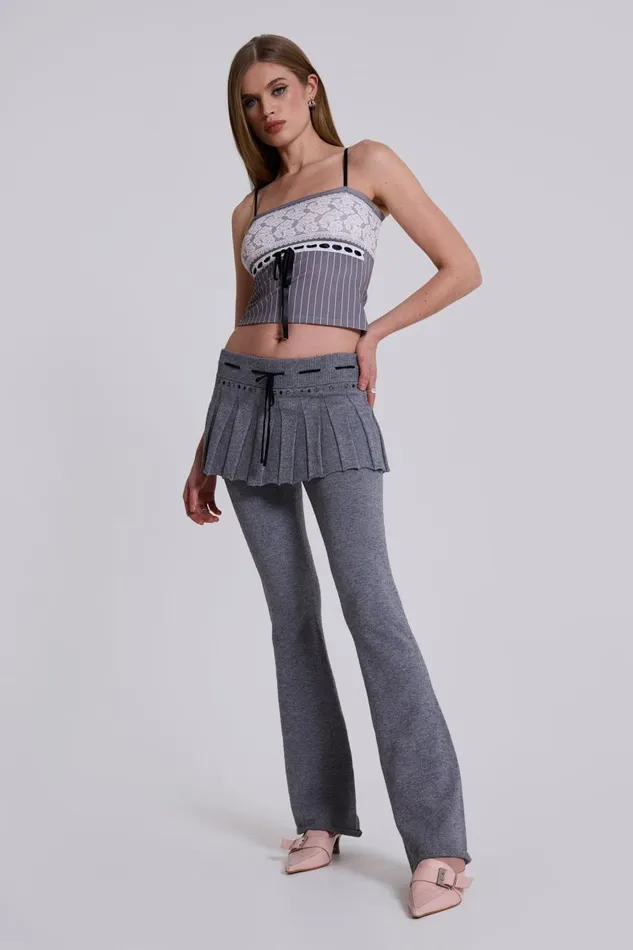 Jaded London Thursday Pinstripe Cami Top Women Bandeau Tops