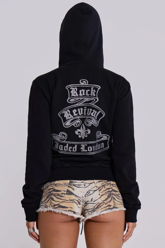 Jaded London Tiger Denim Hot Pants Women Jeans