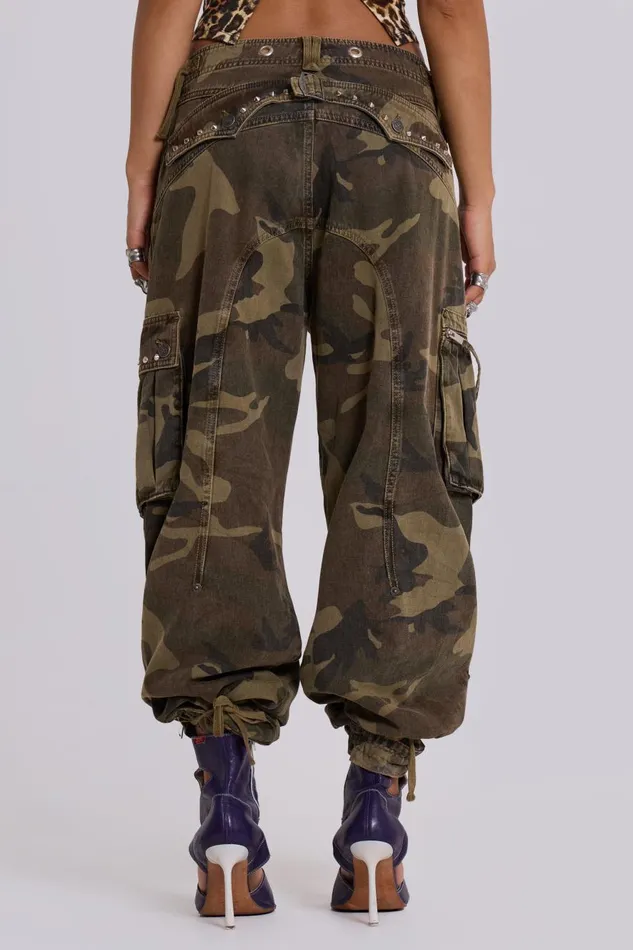 Jaded London Trooper Camo Cargo Pant Women Trousers and Pants