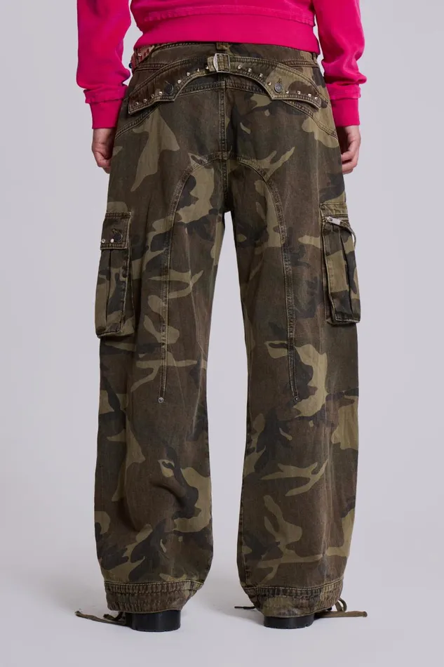 Jaded London Trooper Camo Cargo Pant Women Trousers and Pants