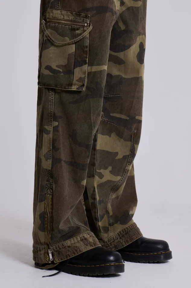 Jaded London Trooper Camo Cargo Pant Women Trousers and Pants