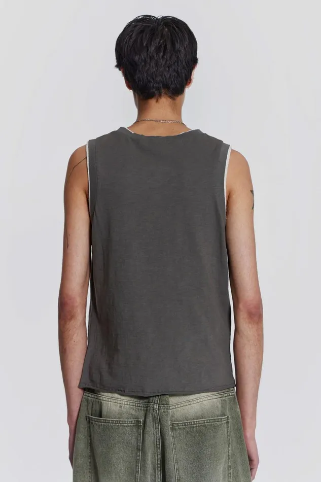 Jaded London Troupe Layered Tank Men TShirts and Vests