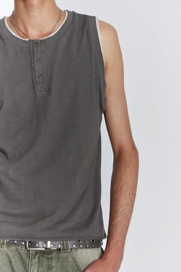 Jaded London Troupe Layered Tank Men TShirts and Vests