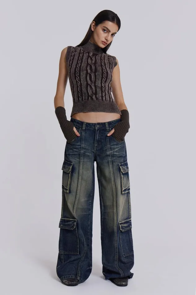 Jaded London Tundra Cargo Jeans Women Jeans