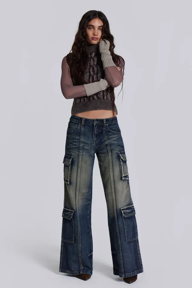 Jaded London Tundra Cargo Jeans Women Jeans