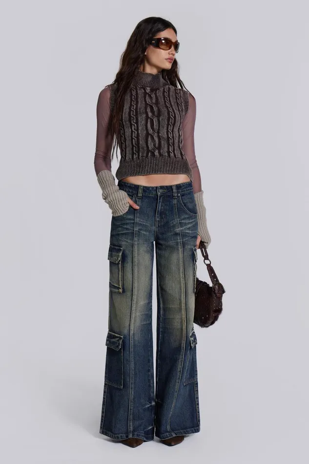 Jaded London Tundra Cargo Jeans Women Jeans