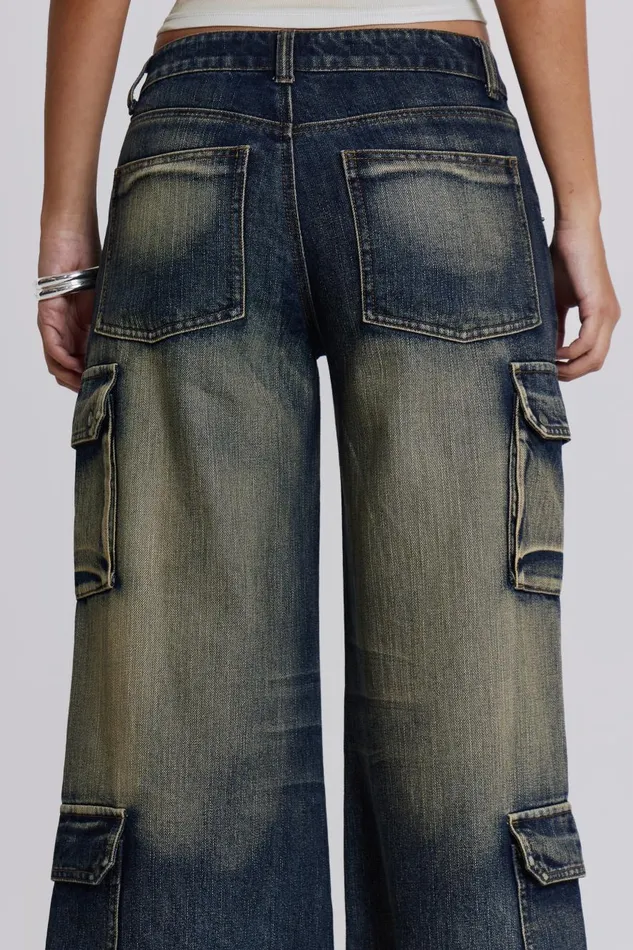 Jaded London Tundra Cargo Jeans Women Jeans