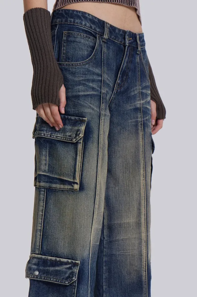 Jaded London Tundra Cargo Jeans Women Jeans