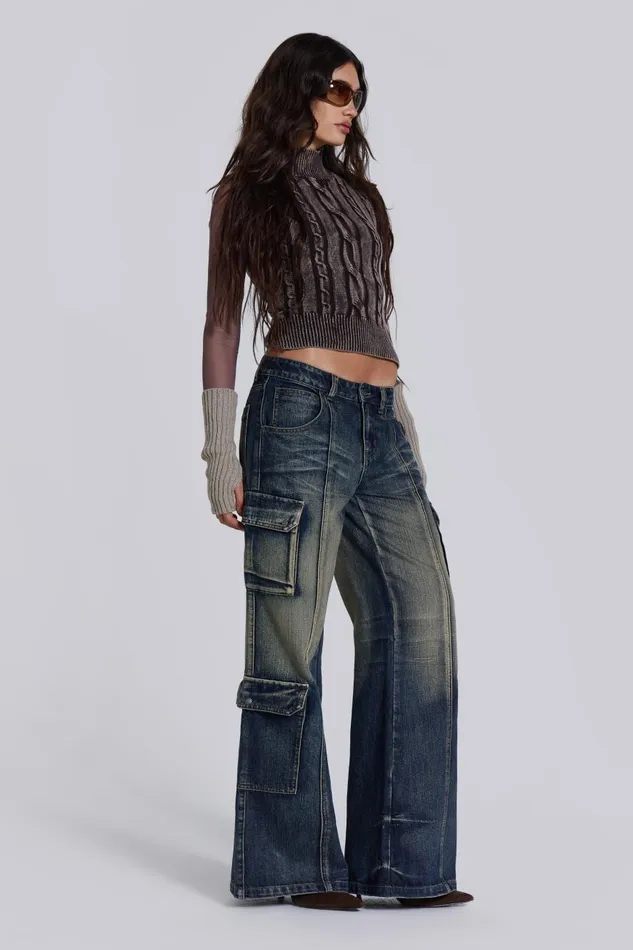 Jaded London Tundra Cargo Jeans Women Jeans