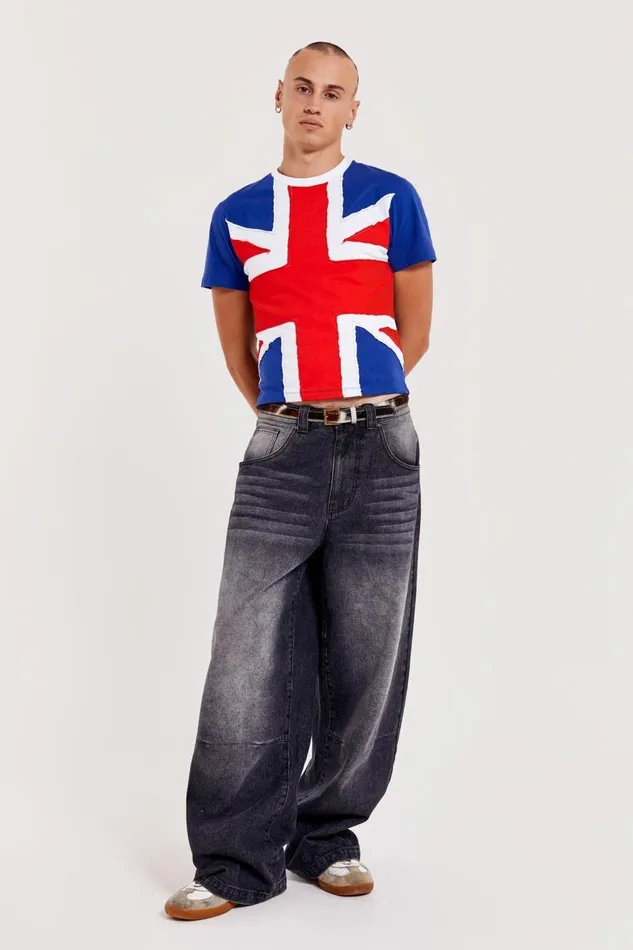 Jaded London Union Jack Tshirt Men TShirts and Vests