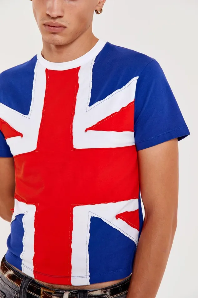 Jaded London Union Jack Tshirt Men TShirts and Vests