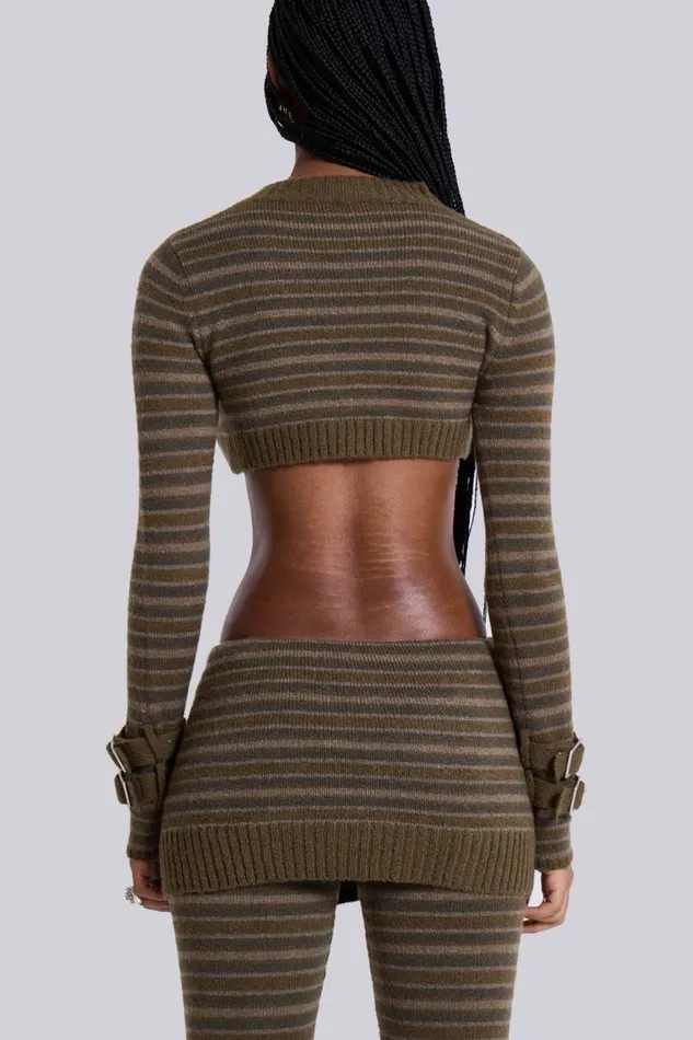 Jaded London Veda Knitted Top Women CoOrds