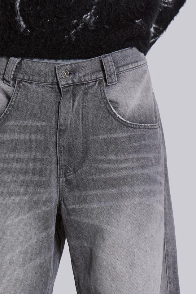 Jaded London Washed Grey Colossus Jeans Men Colossus Jeans