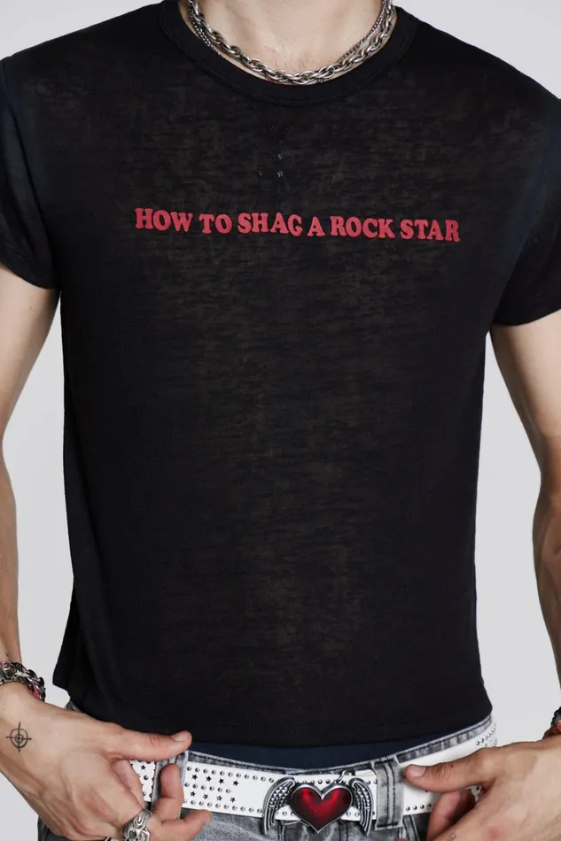 Jaded London Washed Slogan Tshirt Men TShirts and Vests
