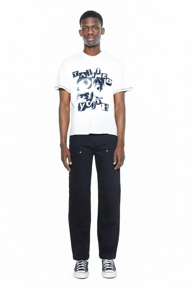Jaded London White Tainted Youth Tshirt Men TShirts and Vests