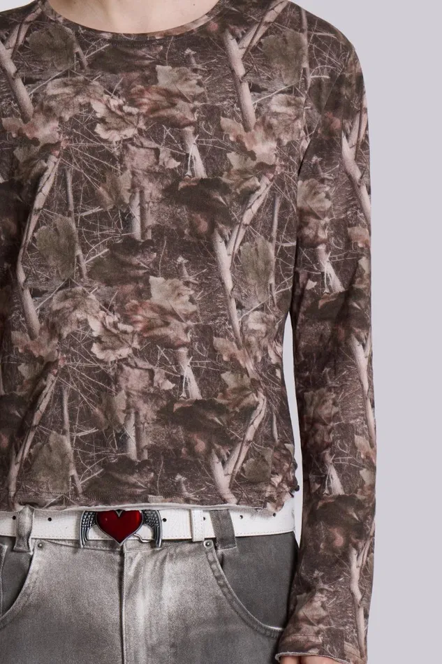 Jaded London Woodland Long Sleeve Men TShirts and Vests