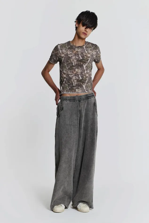 Jaded London Woodland Shrunken Tee Men TShirts and Vests