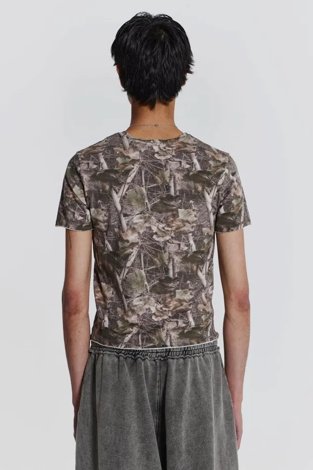 Jaded London Woodland Shrunken Tee Men TShirts and Vests