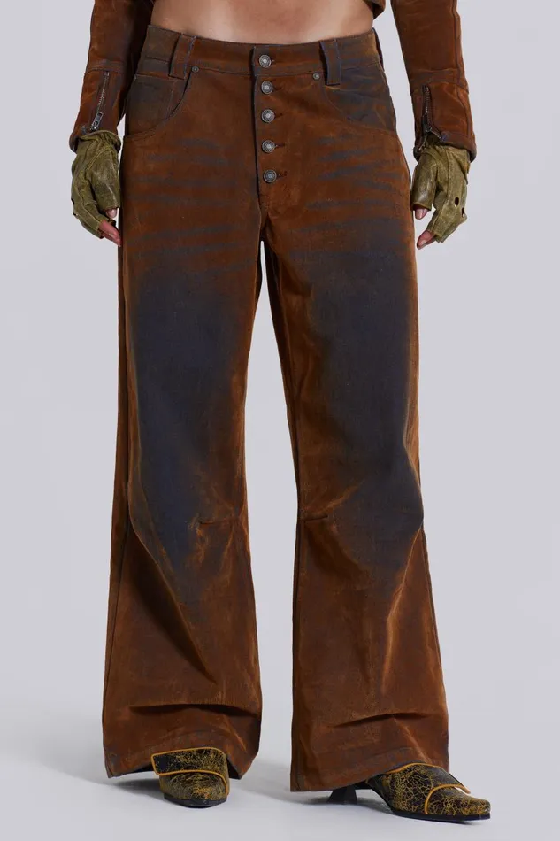 Jaded London Zebe Velvet Touch Jeans Women CoOrds
