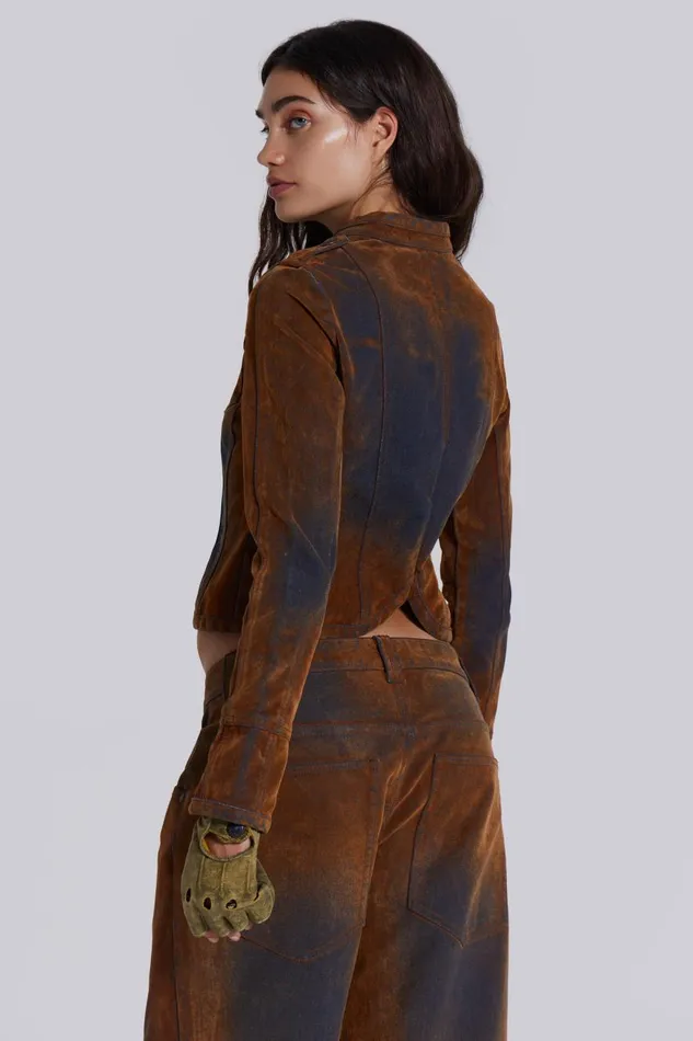 Jaded London Zebe Velvet Touch Jeans Women CoOrds