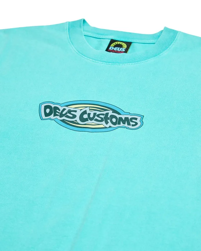 Jam Tee 8211 Blue Turquoise Men Deus Ex Machina Tees Jam Tee 8211 Blue Turquoise Men Deus Ex Machina Tees