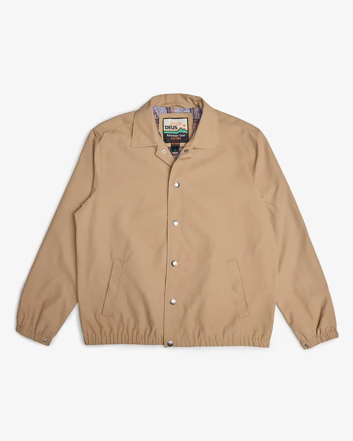 Jarvis Coach 8211 Khaki Men Deus Ex Machina Jackets Jarvis Coach 8211 Khaki Men Deus Ex Machina Jackets