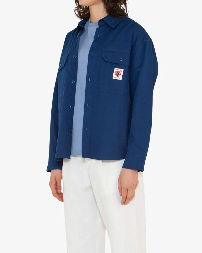 Jeanie Shirt Oversized Fit 8211 Twilight Blue Women Deus Ex Machina Shirts Jeanie Shirt Oversized Fit 8211 Twilight Blue Women Deus Ex Machina Shirts