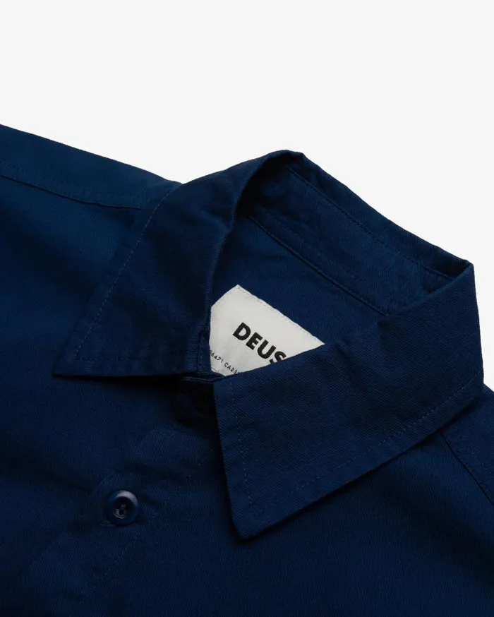 Jeanie Shirt Oversized Fit 8211 Twilight Blue Women Deus Ex Machina Shirts Jeanie Shirt Oversized Fit 8211 Twilight Blue Women Deus Ex Machina Shirts