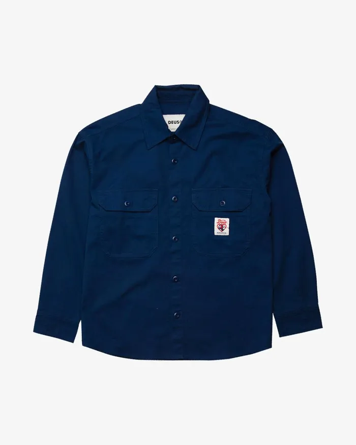 Jeanie Shirt Oversized Fit 8211 Twilight Blue Women Deus Ex Machina Shirts Jeanie Shirt Oversized Fit 8211 Twilight Blue Women Deus Ex Machina Shirts