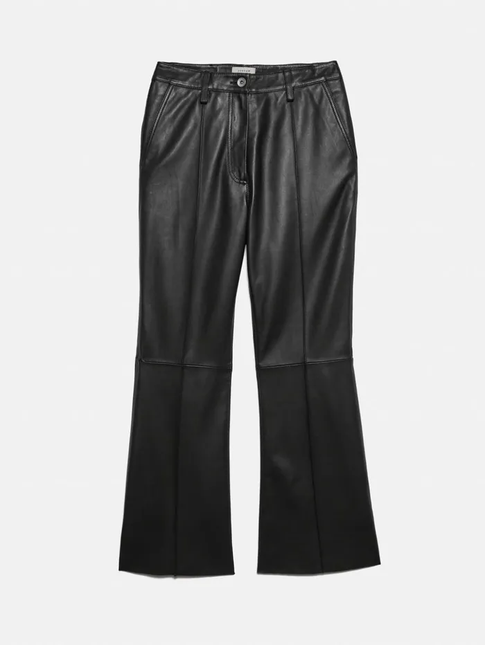 Jigsaw Abby Leather Trouser Black Women Leather