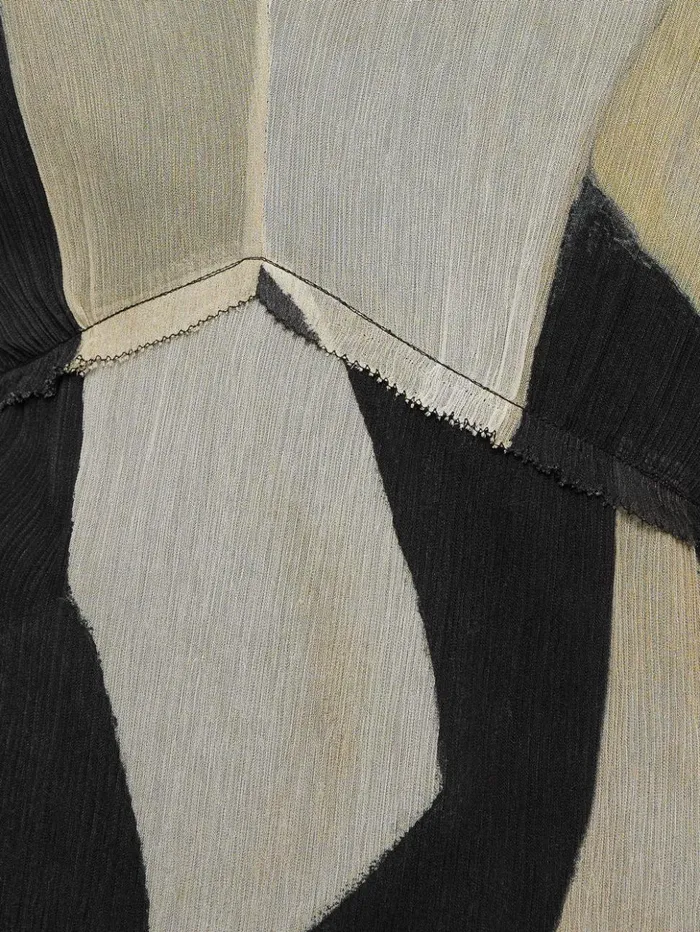 Jigsaw Abstract Sleeveless Dress Monochrome Women Dresses and Jumpsuits