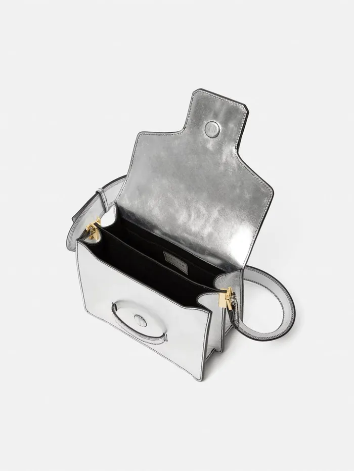 Jigsaw Ada Leather Crossbody Bag Silver Women Bags