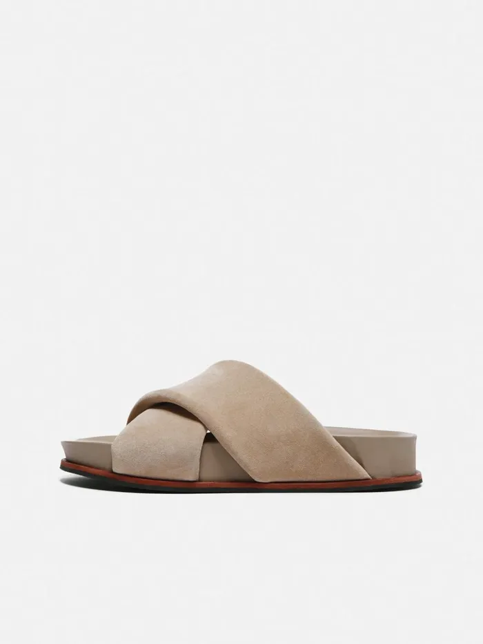 Jigsaw Agnes Slider Tan Women Flats